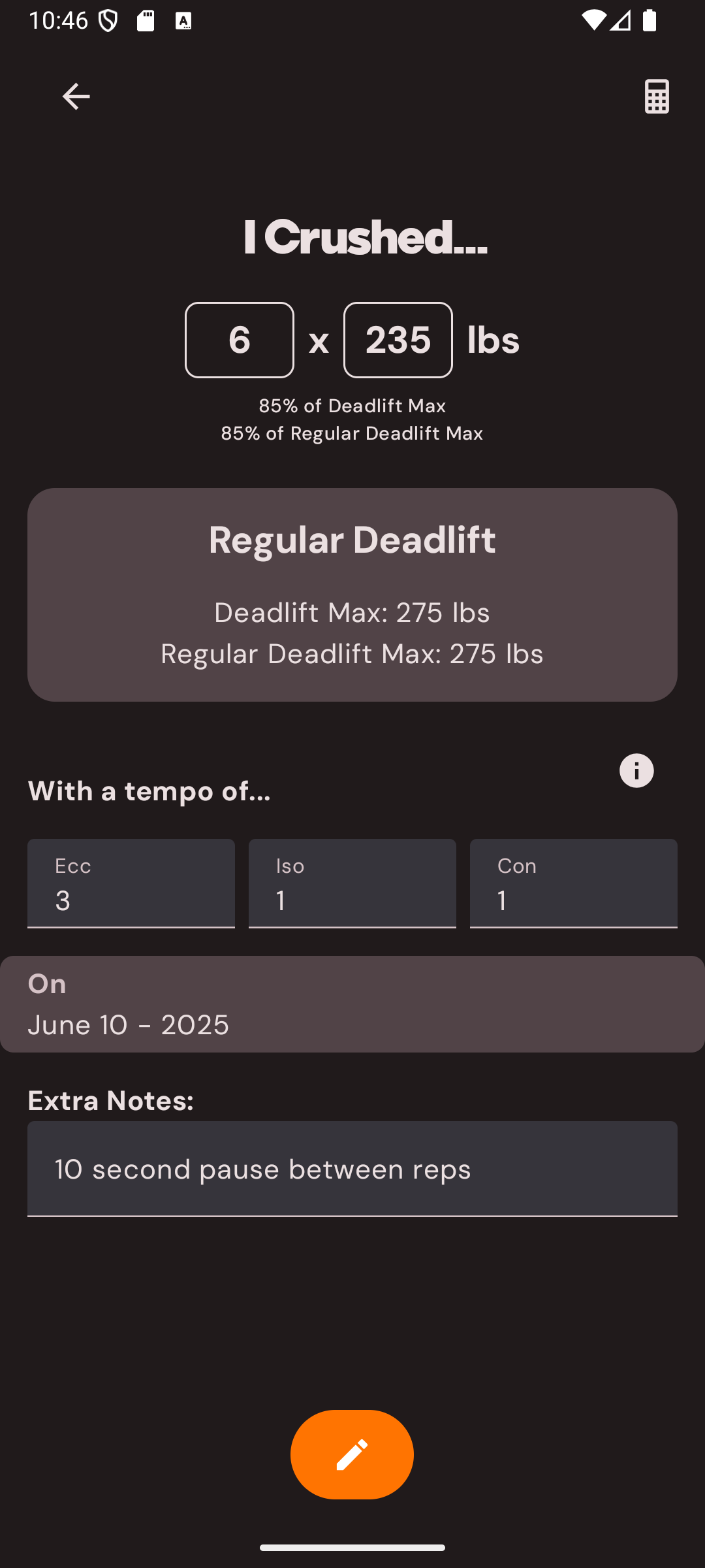 Lift Bro App Screenshot